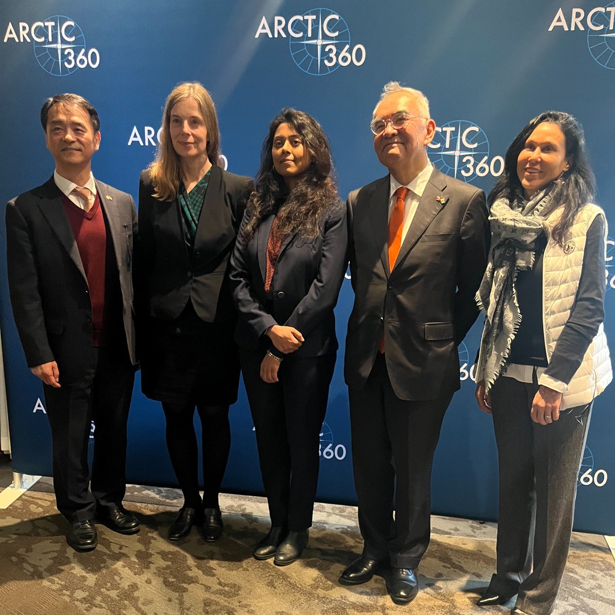 I had the honour to have a fruitful discussion about the prosperity, security and potential of the Arctic with @koremb_canada at the @arctic360 annual conference in Toronto. - Amb. Yamanouchi