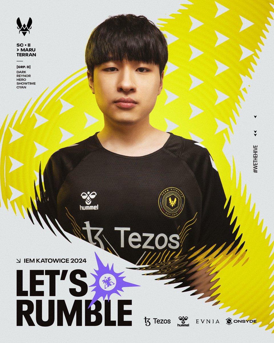 TeamVitality's tweet image. THE GOAT ENTERS THE STAGE 🐐

19:00 🇰🇷 Maru vs 🇨🇳 Cyan
20:00 🇰🇷 Maru vs 🇮🇹 Reynor

📺 twitch.tv/esl_sc2c