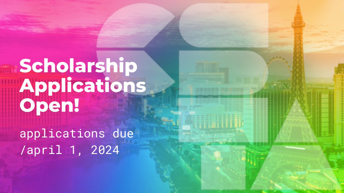 Did you apply for this year's CSTA 2024 scholarship? Thanks to the generous support of our partners, CSTA will award as many scholarships as possible! Apply now and learn more about the scholarships here: ow.ly/u2AP50QwOTX #CSTA2024 #scholarship