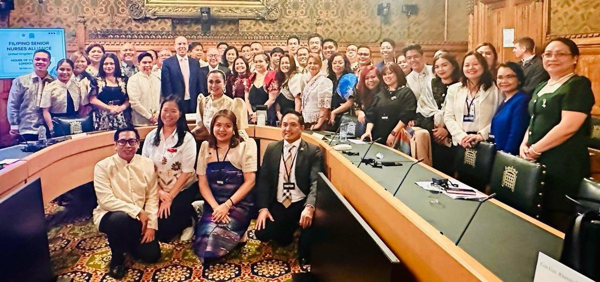 Matt Hancock (@matthancock) on Twitter photo It was great to meet <a href="/FSNA_UK/">Filipino Senior Nurses Alliance UK</a> in Parliament today and thank them for the amazing work they do in our NHS.
Nurses are a vital part of the care the NHS delivers and without them it wouldnโt be what it is today. It was great to meet <a href="/FSNA_UK/">Filipino Senior Nurses Alliance UK</a> in Parliament today and thank them for the amazing work they do in our NHS.
Nurses are a vital part of the care the NHS delivers and without them it wouldnโt be what it is today.