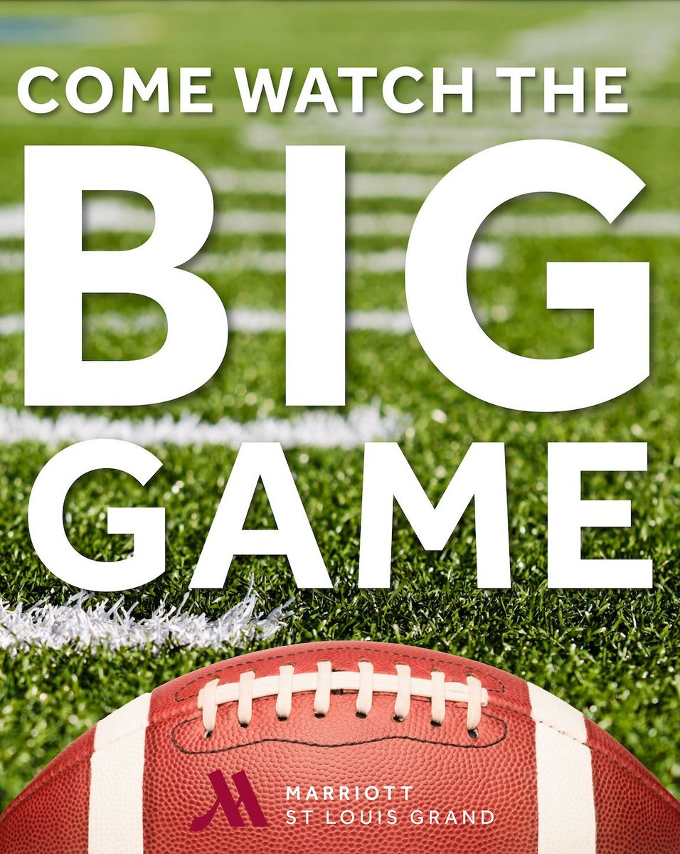 Join us this Sunday to watch the Big Game at Zenia Bar and Grille! Enjoy delicious food, drinks, and dessert as you cheer on your favorite team! 🍔🍺🏈
.
.
#MarriottStLouisGrand #HelloSTL #HelloMarriottSTL #explorestlouis #staycation #explorestl #travelstl #ThingsToDoInSTL