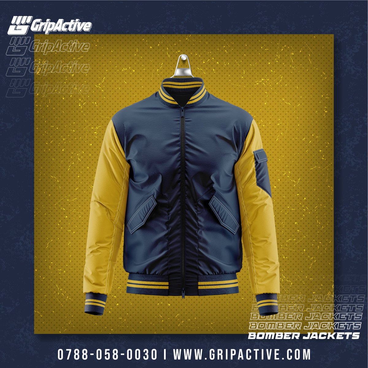 GripActive's tweet photo. A timeless classic, now available with full customisation🔥⏲

Get in touch today and create your own unique look📲

🌐: https://t.co/4p07DBIBFZ
📧: sales@gripactive.com
☎️: 0044 788 058 0030

#bomberjacket #bombjacket #customjacket #customsportswear #customlook #bomberstyle #customisation