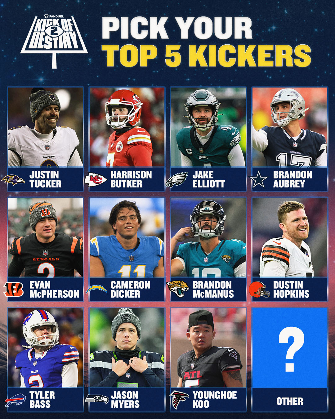 Top 5 Kickers 2025 karil amelina