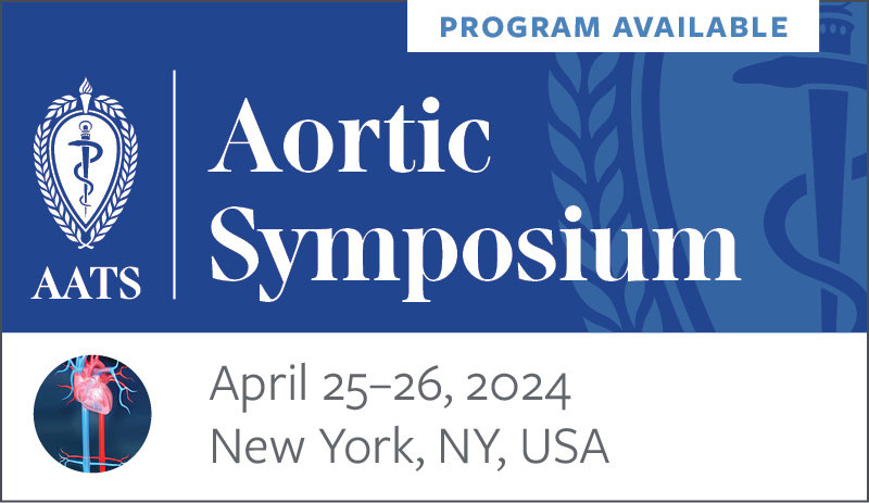 Registration is open for #Aortic2024 in New York, along with the scientific program. Browse the science being presented on topics like type A and B #aortic dissection & cerebral protection. Register by the early bird deadline on 2/22: events.aats.org/aortic-symposi… #HeartMonth