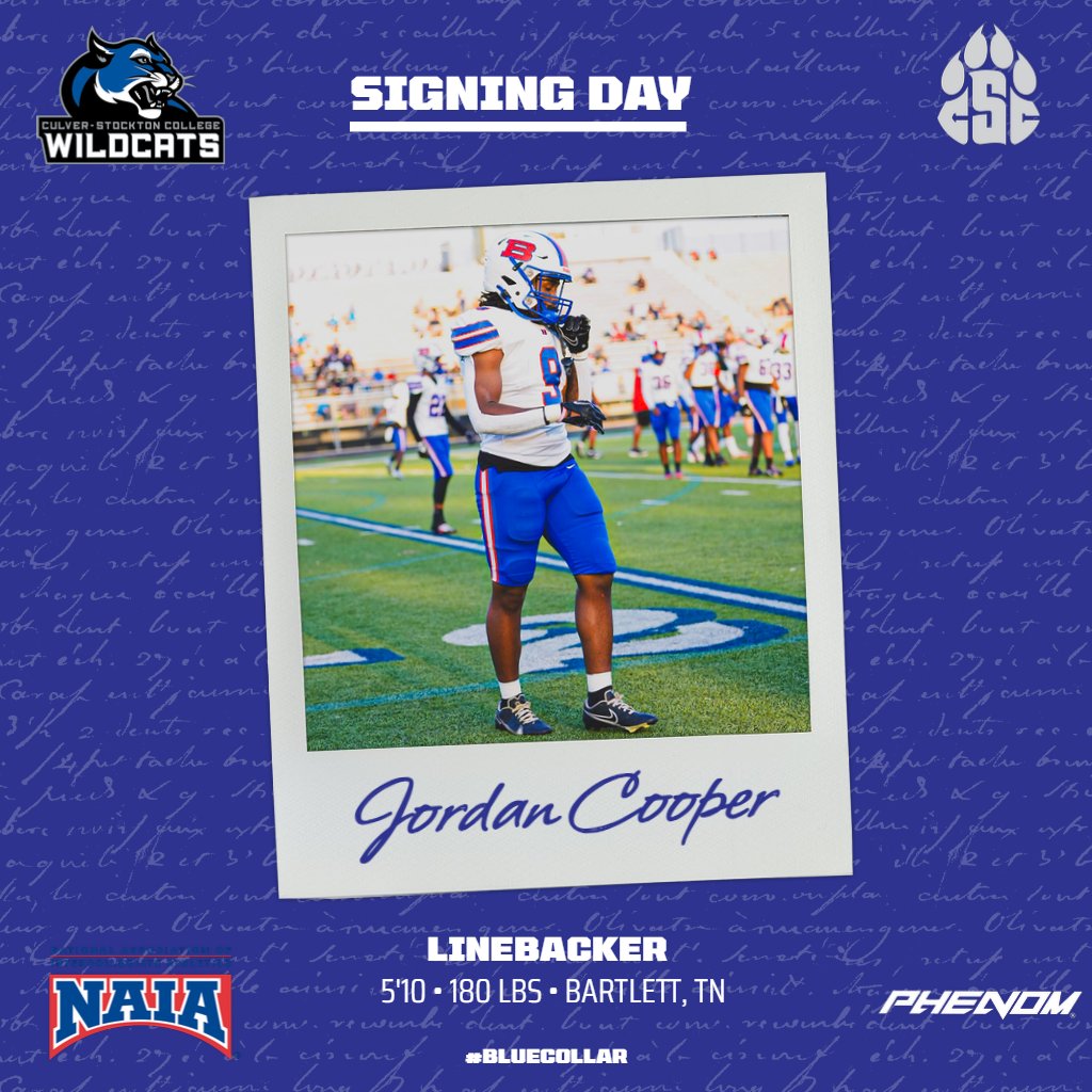 The newest #BlueCollar addition to the Wildcats, welcome home Jordan Cooper. #NSD24 | #WhoWeAre | @D1_JCoop