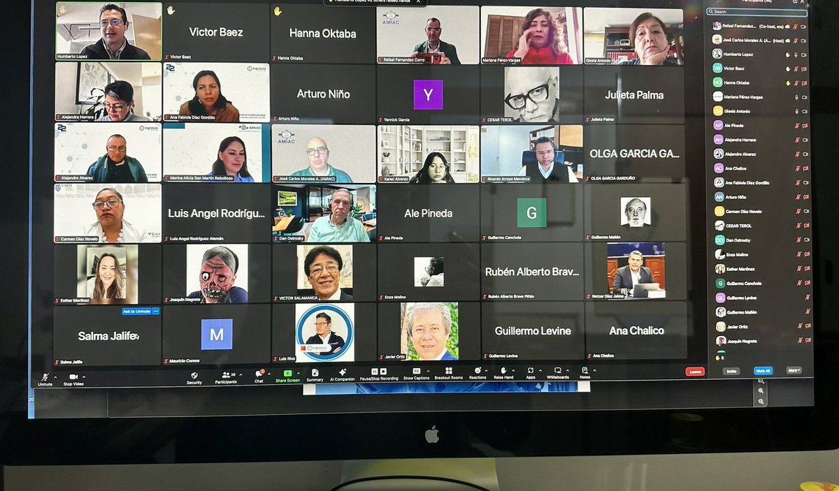 amiac_oficial's tweet photo. Esta mañana se llevó a cabo la sesión mensual de la Academia Mexicana de Informatica AC. En esta ocasión, la Académica Mariana Pérez-Vargas, Directora General de Avantare, nos presentó la mejora de procesos a través de CMMI (Capability Maturity Model Integration) https://t.co/Q3yuxlZh1g