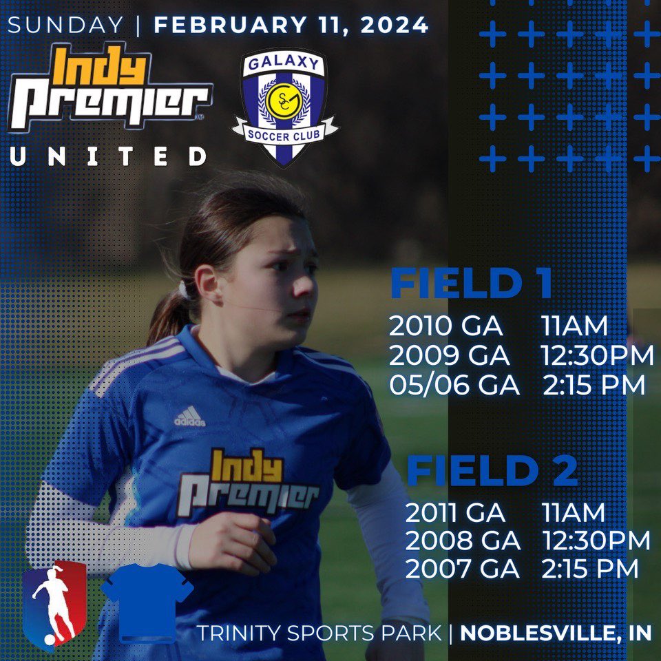 indypremunited's tweet photo. The weekend is upon usβ¦ and we are back to @GAcademyLeague League games! Away on Saturday π and at Home on Sunday π‘! #fortheplayers #leaguegames #weekendslate #representIN @IndyPremierSC @GalaxySCIL @ChicagoFCUnited https://t.co/gj7jdSYRvx
