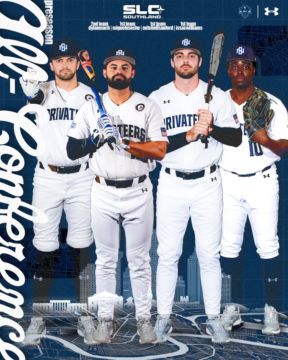 preseason <a href="/SouthlandSports/">Southland Conference</a> all-conference honors for the guys💪👏 Privateers picked to finish third.

📰 unoprivateers.com/news/2024/2/8/…

#NOLAsTeam⚔️ | #LockedIn🔒