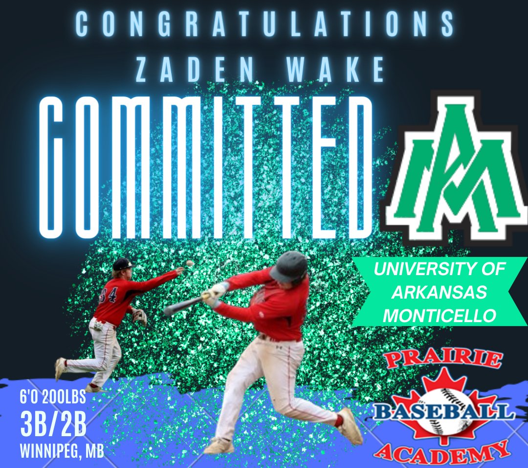 Congratulations Zaden Wake on your commitment to the University of Arkansas Monticello !!!! #earnedtheA
