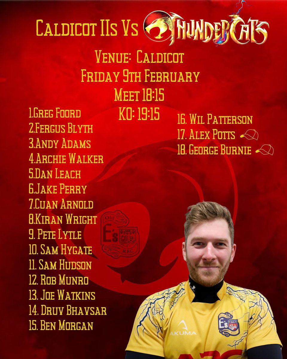 No first XV game this weekend. But our Thundercats make the short trip to <a href="/CaldicotRFC/">Caldicot Rugby</a> for a humdinger under the floodlights! ⚡️🐈

#fridaynightlights
