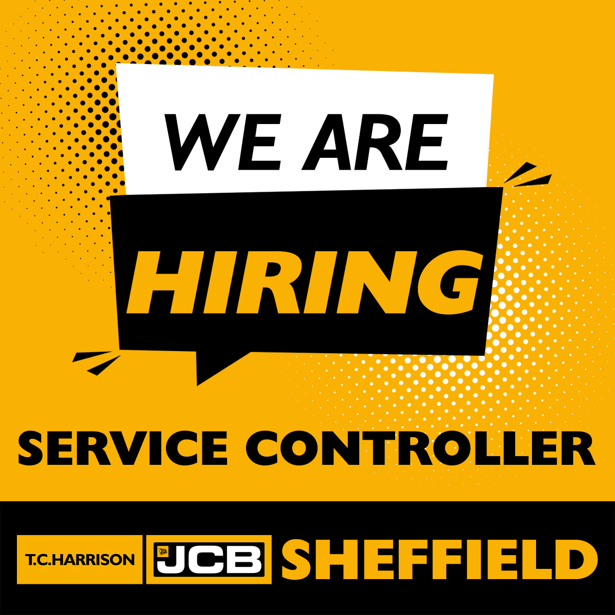 We are hiring! 🤩

We're looking for a service controller to join our team in Sheffield! 👷

Apply today 👉 bit.ly/489z1bc

#SheffieldJobs #Hiring #JobVacancy