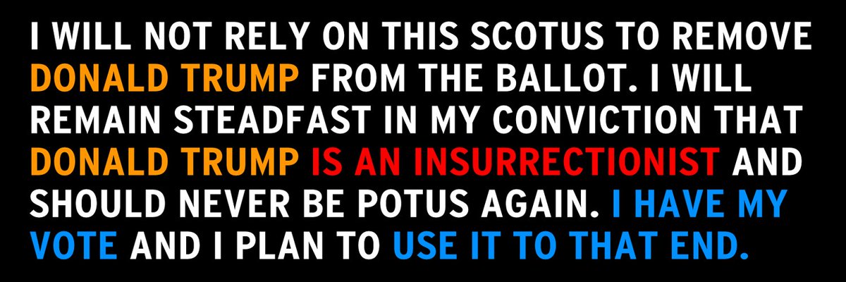 Stay The Course. “We The People” will vote No again. #TrumpBGone #EndMAGA #Insurrectionist #VoteBlue #VoteBlueToSaveDemocracy #VoteBlueToSaveAmerica #VoteBlueToProtectWomenRights #VoteBlue2024ProtectDemocracy #VoteBlueIfItMattersToYou #StayTheCourse #VoteNoAgain #Versioning