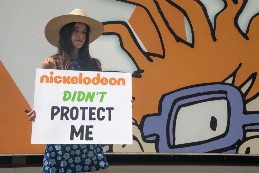 alexanikolas__'s tweet photo. Nickelodeon did NOT protect me! ✊ https://t.co/XaSmu9zwve