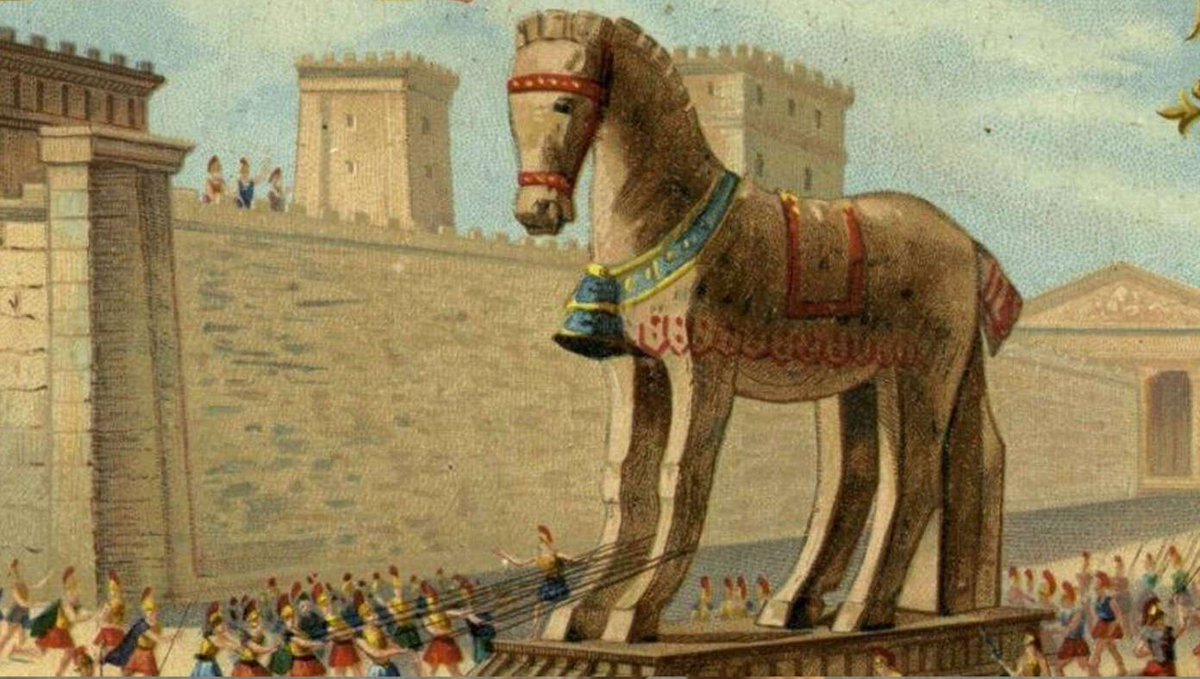 Troy Passes Border Protection Law Limiting Entrance Of Wooden Horses To 5,000 A Day buff.ly/497Ui6C