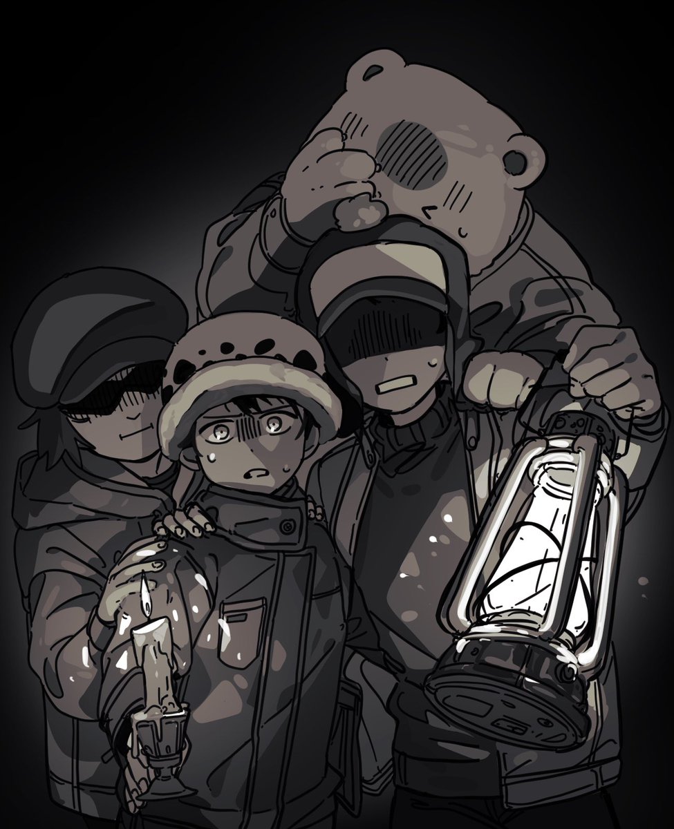 ” 뭐가 보여? “
” - “