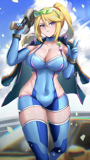 I wanted to draw race queen Samus 