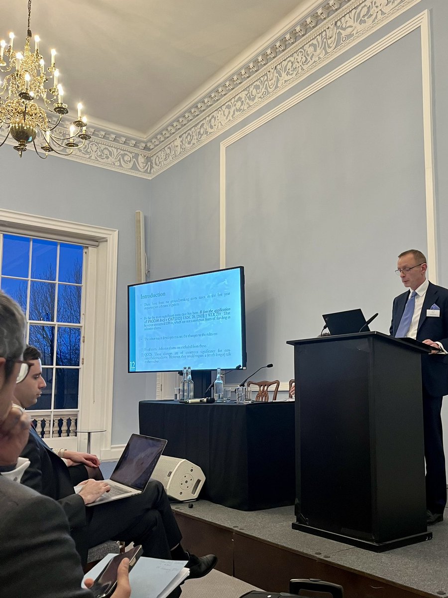 Legally_Natalia's tweet photo. Made use of my first #KITday today and attended the @12KBW annual #asbestos seminar - was lovely to catch up with @irwinmitchell colleagues, & friends within the sphere; and brush up on caselaw updates I’d otherwise have missed during #maternityleave https://t.co/9630gKPex4
