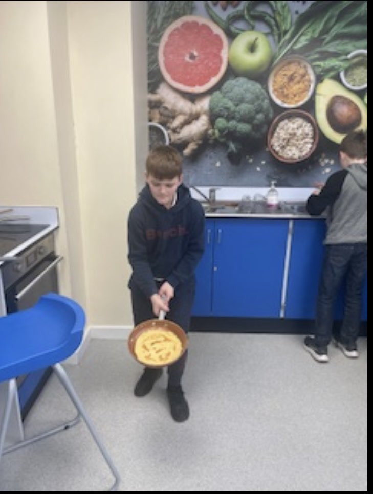 Our students have been having fun this week in food tech! Early this week saw them practicing their pancake making! I am pleased to report we have no pancakes stuck on the ceiling!!! <a href="/iford_academy/">Iford Academy</a>