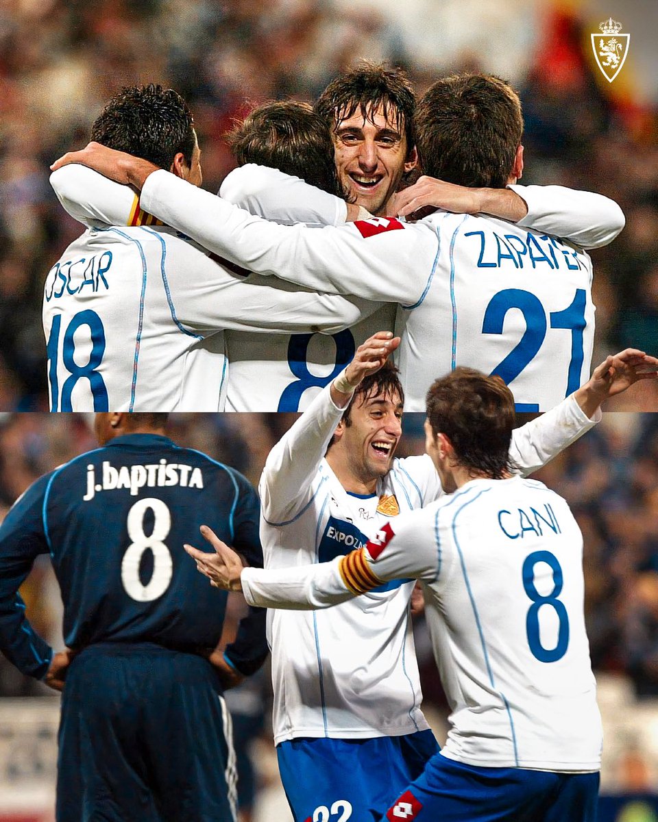 18 años. Algunos eran pequeños, otros lo recuerdan como si fuera ahora mismo

18 años desde que La Romareda vivió un delirio mágico: el imparable Milito, los pases de gol de Cani, la volea de Ewerthon

18 años de la goleada del Real Zaragoza por 6️⃣ a 1️⃣ ante el Real Madrid