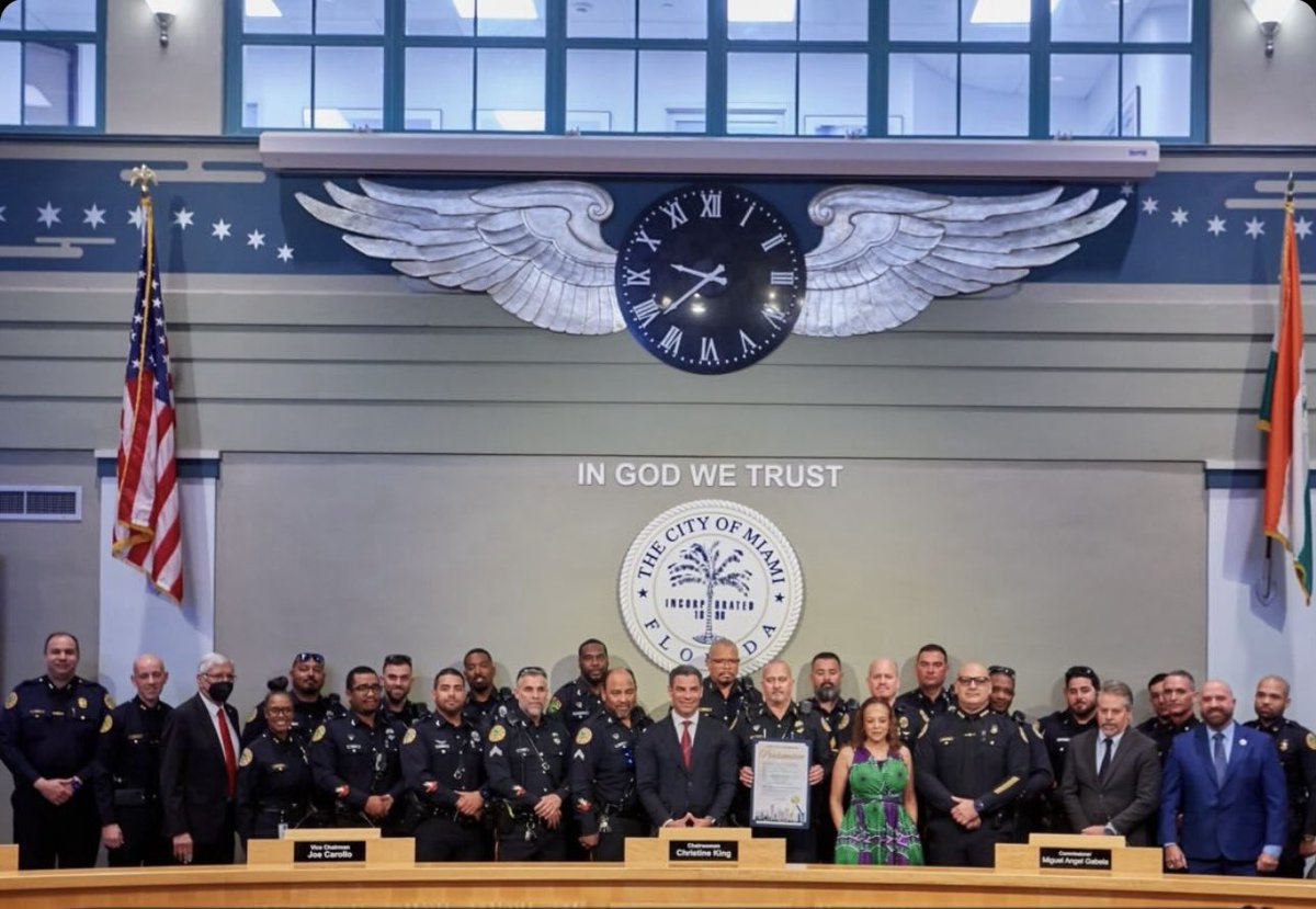 Miami PD (@miamipd) on Twitter photo Congratulations to our Motors Unit for being recognized with a proclamation from the <a href="/CityofMiami/">City of Miami</a>. Their unwavering commitment to ensuring the safety & well-being of our community has not gone unnoticed. This well-deserved recognition is a testament to their outstanding service. Congratulations to our Motors Unit for being recognized with a proclamation from the <a href="/CityofMiami/">City of Miami</a>. Their unwavering commitment to ensuring the safety & well-being of our community has not gone unnoticed. This well-deserved recognition is a testament to their outstanding service.