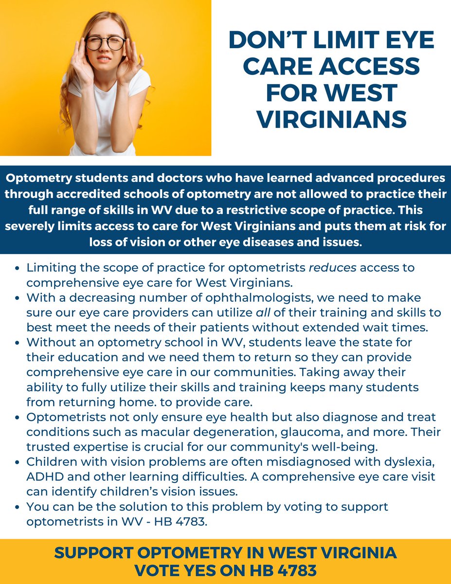 West Virginia Association of Optometric Physicians tweet media