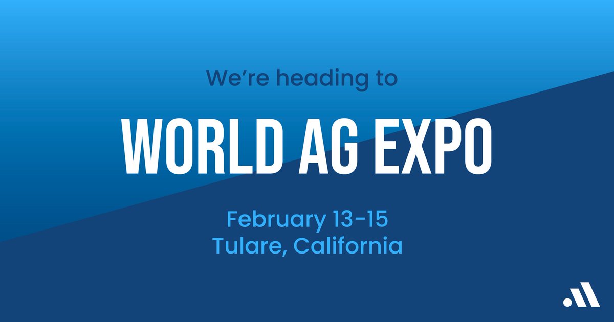 Are you going to World Ag Expo?

We're looking forward to immersing ourselves in the innovative agricultural products on display, networking with industry leaders, and exploring new opportunities.

But what are we most excited about? Meeting YOU! We'd love to connect.