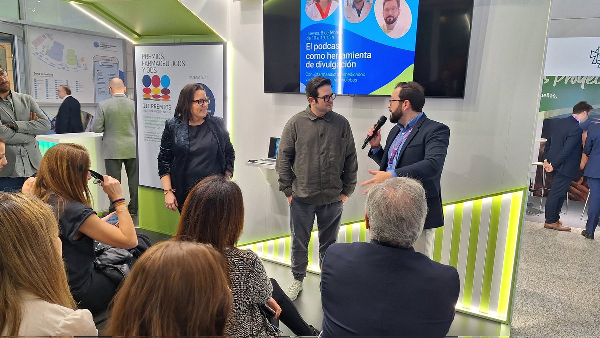 El podcast como herramienta de divulgación farmacéutica con <a href="/Farmaadicta/">Farmaadicta</a> <a href="/medicadoo/">Medicadoo</a> y <a href="/GuillermoER83/">Guillermo Estrada Riolobos</a> 

#23CNF