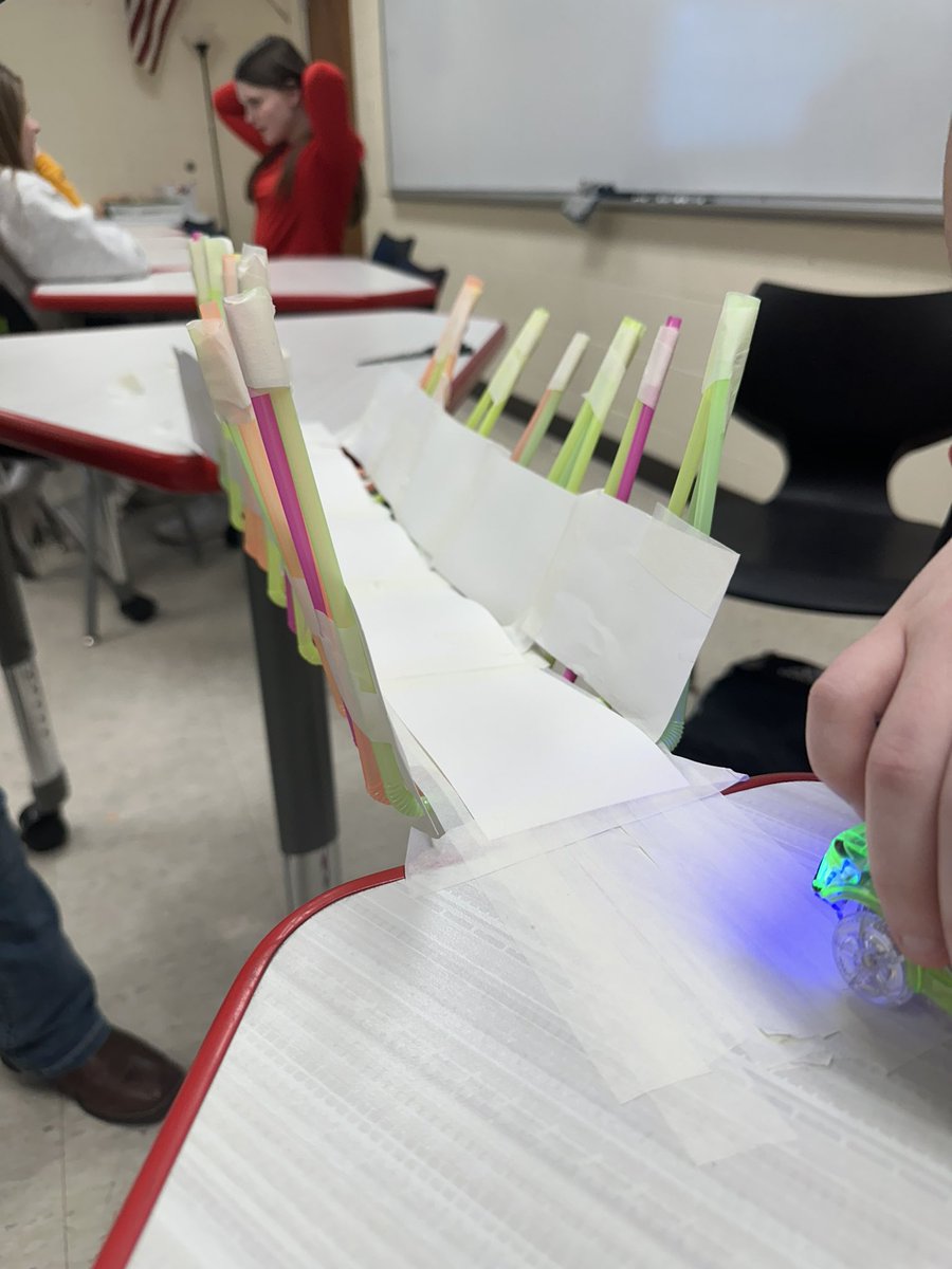 PierPerspective's tweet photo. This week, students designed and constructed bridges using limited supplies. It’s always fun to see the variety of ideas, the collaboration, and the problem solving that goes into this project. #unionrxi #umswildcats https://t.co/4IqIGjEpLZ
