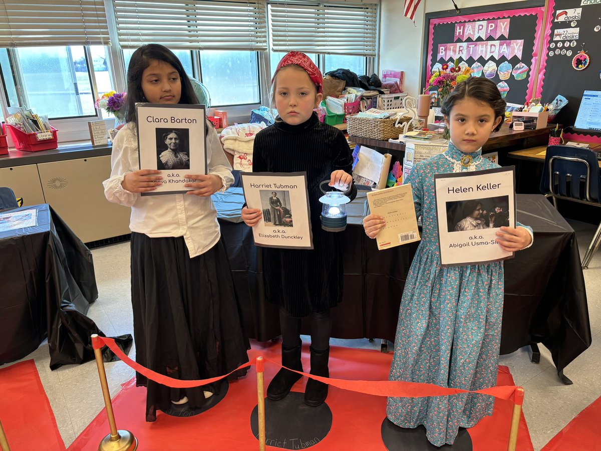 Welcome to Room 105’s Living Wax Museum!