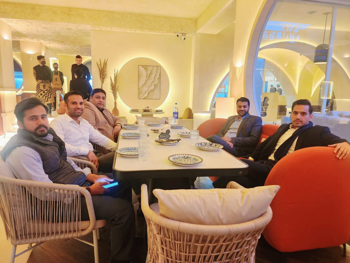 NabeelNawabi's tweet image. #WeCame #WeWorked #WeAte #WeConquered
Grateful for the opportunity to dine with Project Director of Punjab Rural Sustainable Water Supply&amp;amp;Sanitation Project,funded by The World Bank.These moments fuel our drive to work efficiently&amp;amp;make a positive impact #Leadership #Motivation