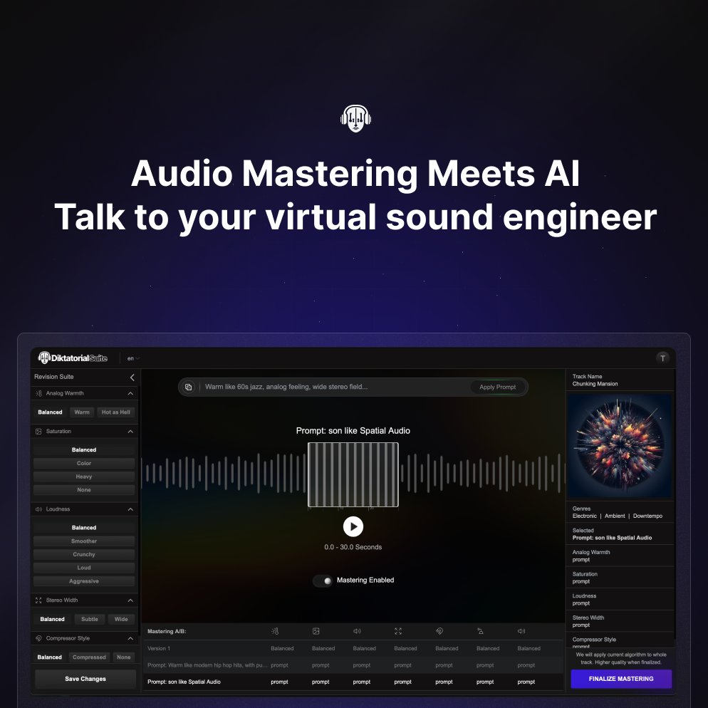 Yanaşın, bu hikayenin devam günüdür. Diktatorial Suite an itibarıyla yayında! :)
diktatorial.com
