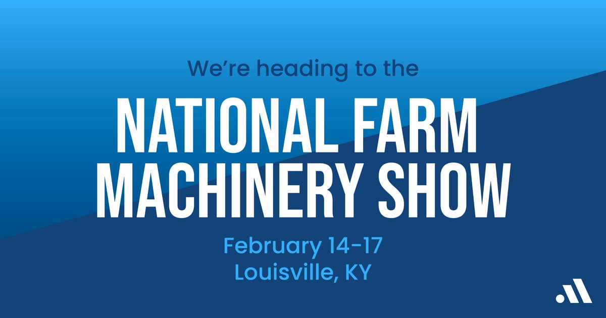 It’s time for the National Farm Machinery Show! Are you here? We'd love to meet, share insights, and discuss how we can overcome the challenges facing today's agribusiness industry together. 

Not attending or want to schedule a meeting at the show? Email us at info@mach.io