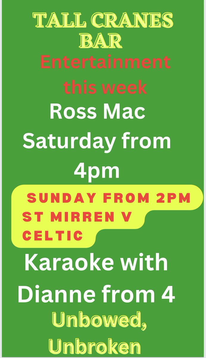 Tall Cranes Govan tweet media