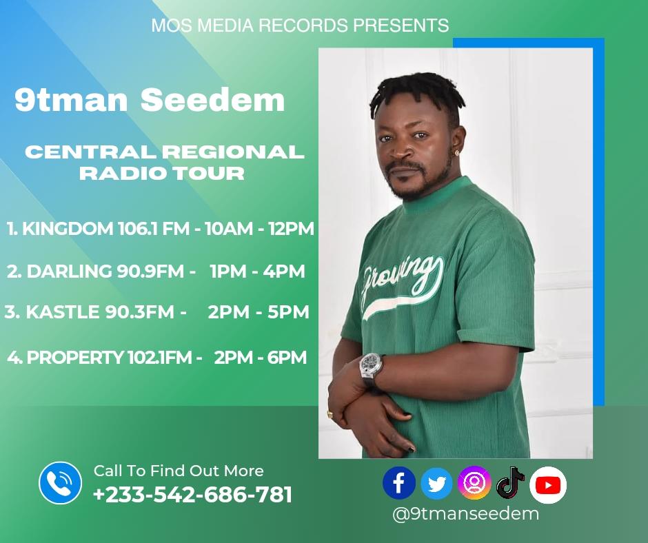 Mos_Studio1's tweet photo. Central Region..... @9tmanseedem is coming. 
Are you ready for him??

#9tmaninterview #Seedem #awo 
@followers https://t.co/ouSSAVcKX8