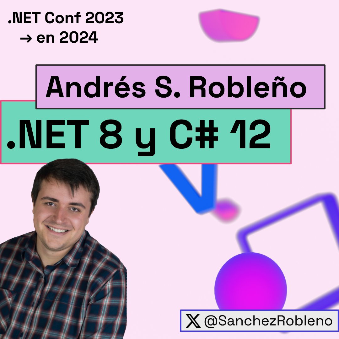 .NET Conf Madrid tweet media