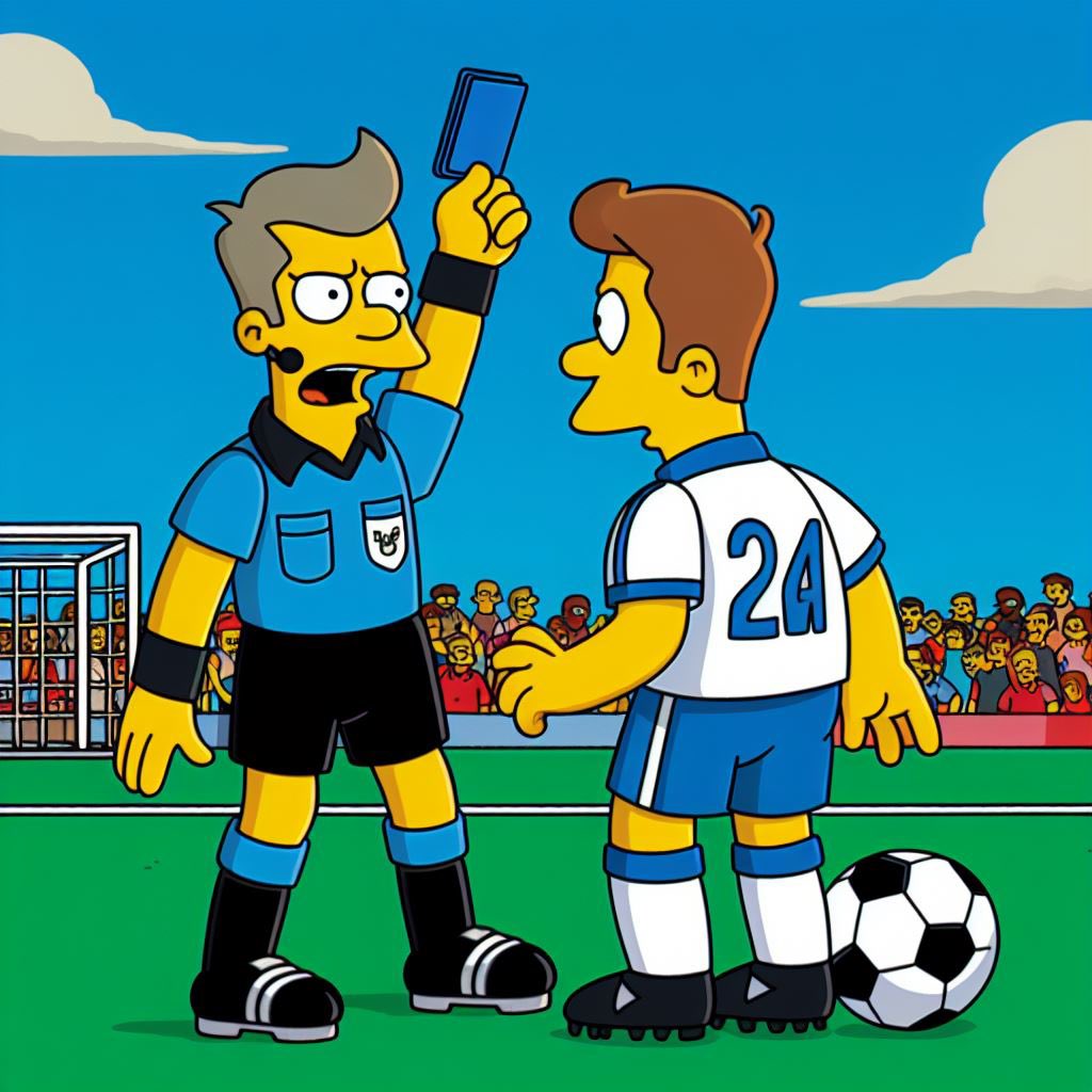 According to <a href="/TeleFootball/">Telegraph Football</a>, a blue card is set to enter trial phase soon, awarded for excessive arguing with the referee! Players shown the blue card will be sidelined for 10 minutes ❌ 

𝐖𝐡𝐨 𝐝𝐨 𝐲𝐨𝐮 𝐭𝐡𝐢𝐧𝐤 𝐰𝐢𝐥𝐥 𝐛𝐞 𝐦𝐨𝐬𝐭 𝐥𝐢𝐤𝐞𝐥𝐲 𝐭𝐨 𝐫𝐞𝐜𝐞𝐢𝐯𝐞