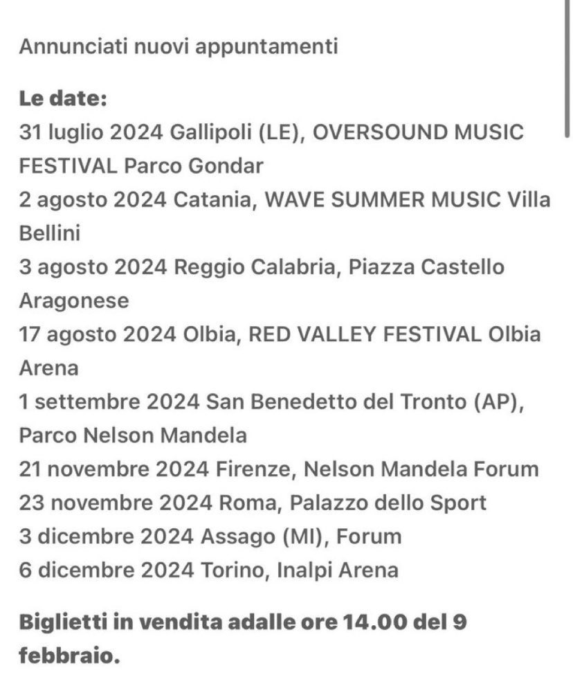 flow_ers17's tweet photo. E comunque secondo me aggiunge altre date https://t.co/EbOh3GrO5s