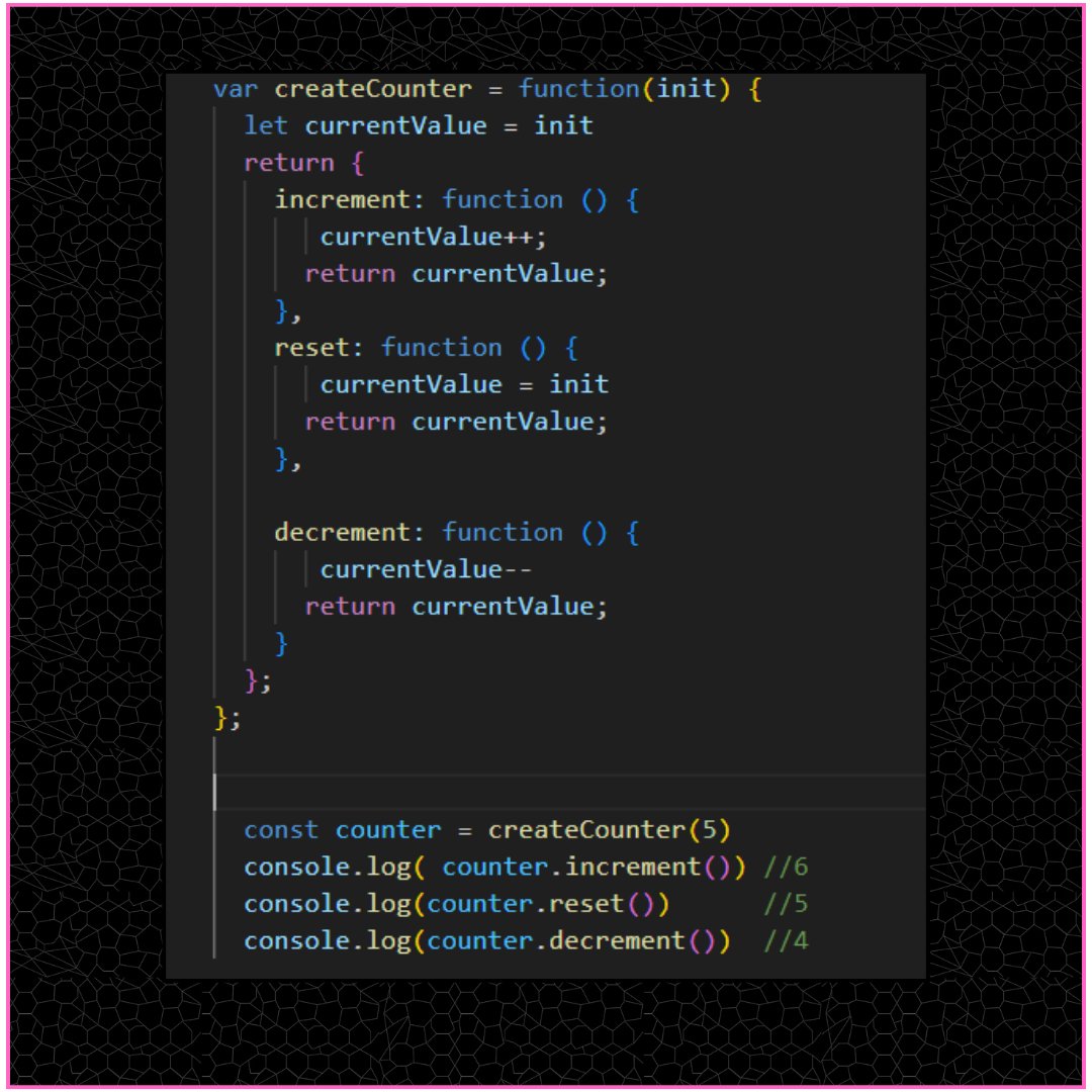 dippakkcoder_01's tweet image. Day -4
Write a function createCounter. It should accept an initial integer init. It should return an object with three functions.
#coder #computerscience #algorithms #software #datastructuresandalgorithms #coders #learn #codingbootcamp #technology #codinglife #programmingmemes