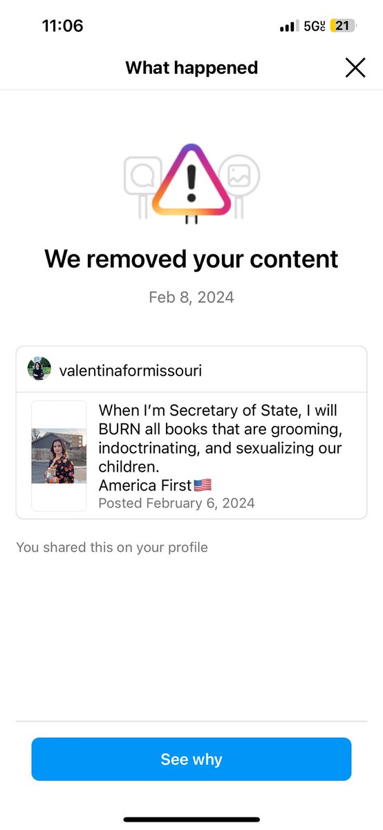 Valentina Gomez tweet media