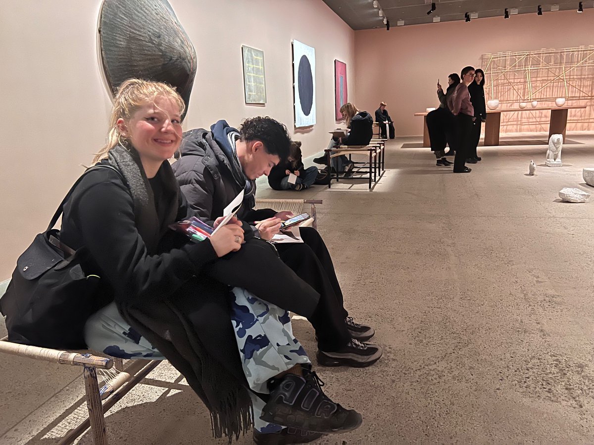 HWSArt_Photo's tweet photo. We have arrived in Paris, have been to the Cartier Foundation to see an amazing architecture exhibition by Bijoy Jain, and are now sitting down for our first meal! https://t.co/JiEhUGTwUI