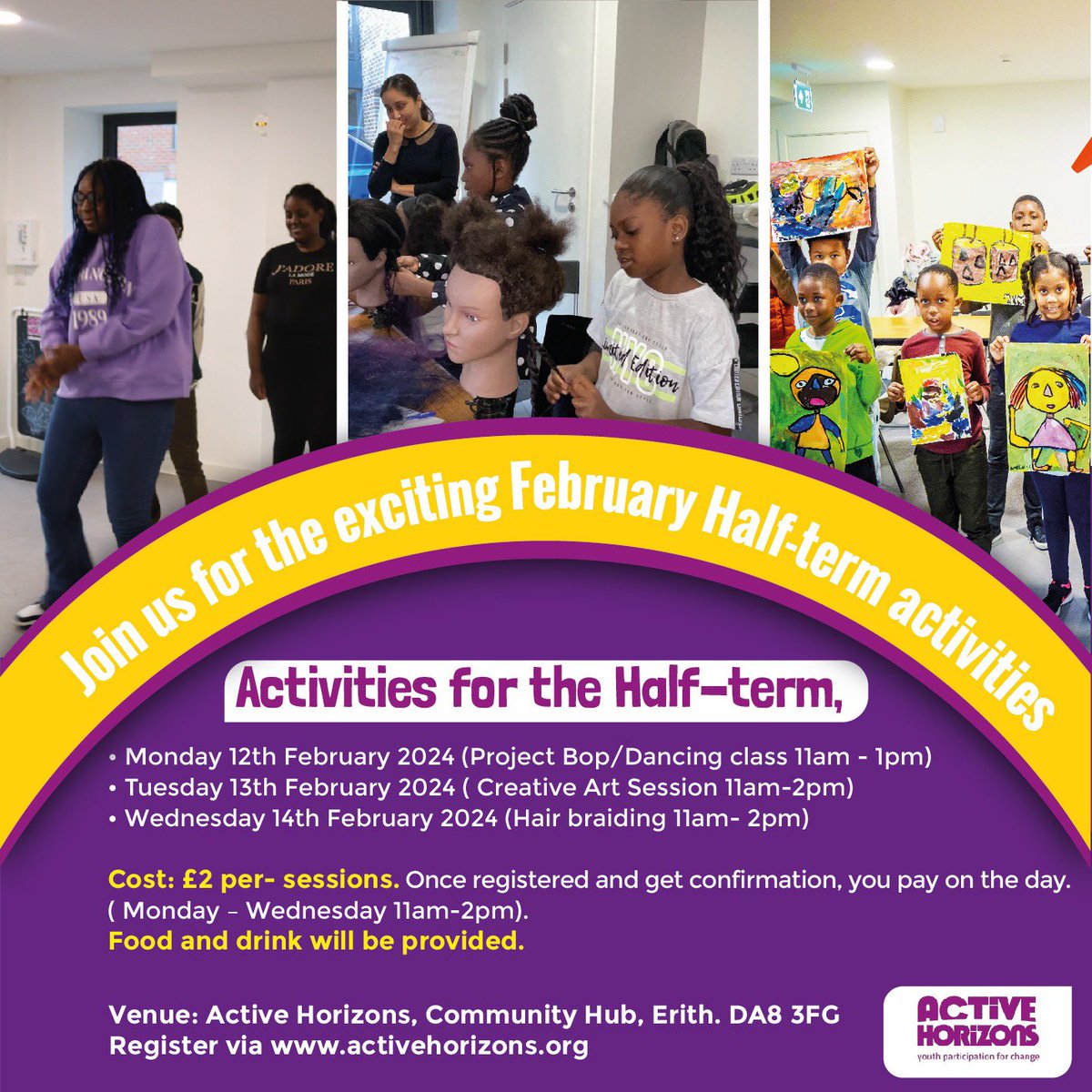 Need something to do and somewhere cosy to be? Join our February half term activities next week ☺️. Sign up via forms.gle/cBjwysHYAhvMtp…