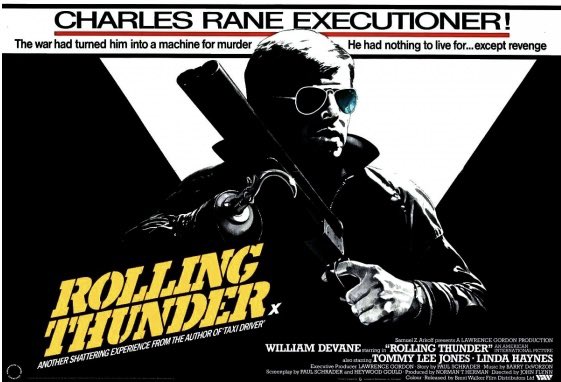 #NowWatching starring William Devane and Tommy Lee Jones in #RollingThunder directed by John Flynn.
