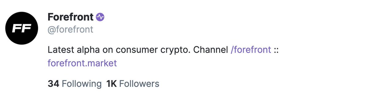 Forefront tweet media