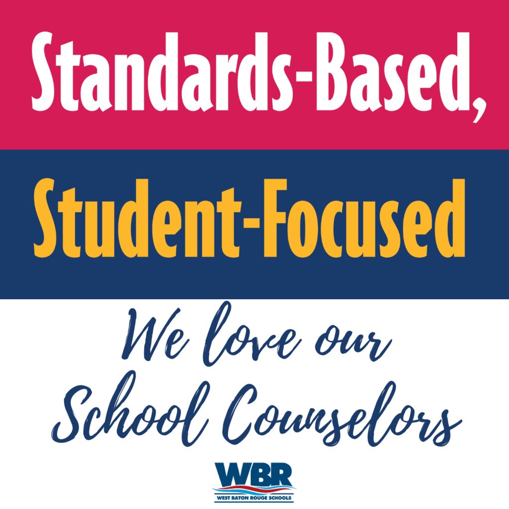 Our School Counselors take a standards-based, student-focused approach and we LOVE it!  Happy National School Counseling Week! #WBRProud