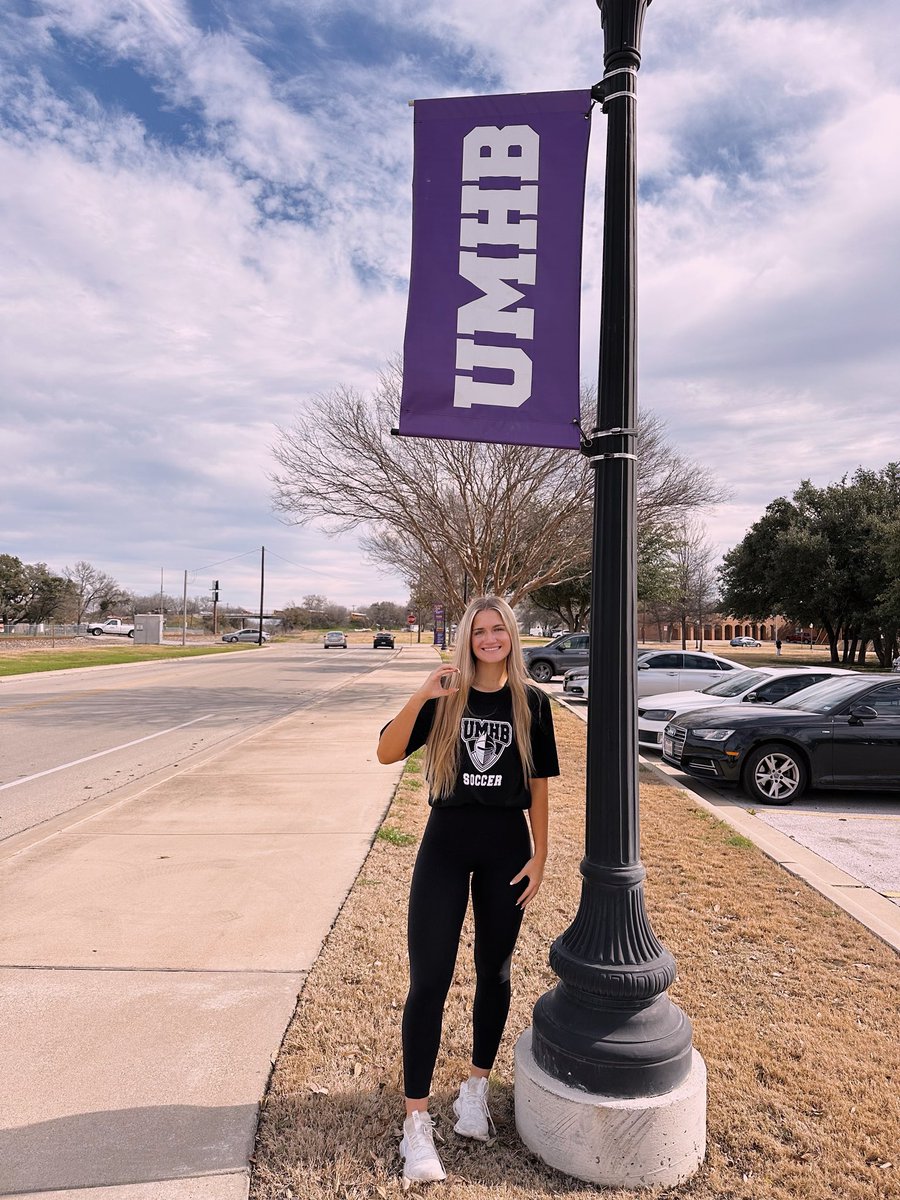 I am beyond blessed and excited to announce my verbal commitment to further my academic and athletic career at the university of Mary Hardin- Baylor. Huge thank you to all of my friends, family, and god for the support through everything. GO CRU!!! <a href="/CruWomensSoccer/">UMHB Women's Soccer⚽️</a>
