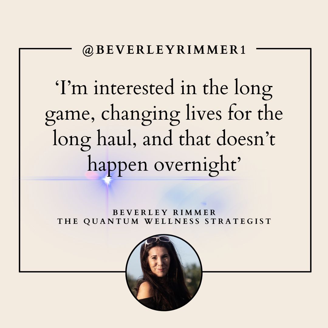 Beverley Rimmer on X: In a world that often seeks instant results, let's remember  that real change doesn't happen overnight. Transformation, impact, and  genuine change take time and dedication. It's about the