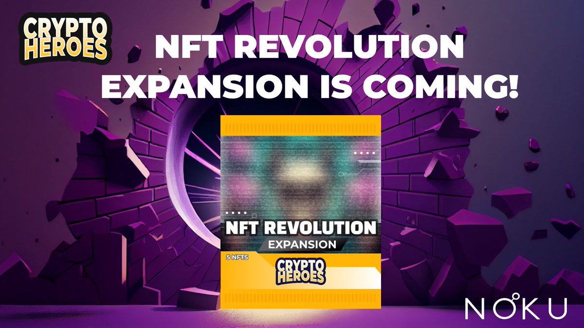 NokuOfficial's tweet photo. Our latest expansion is soon to be availabl!😱 

One thing: how is your knowledge of NFTs? They will play an important role here 👀 https://t.co/XkBW9nOlTc