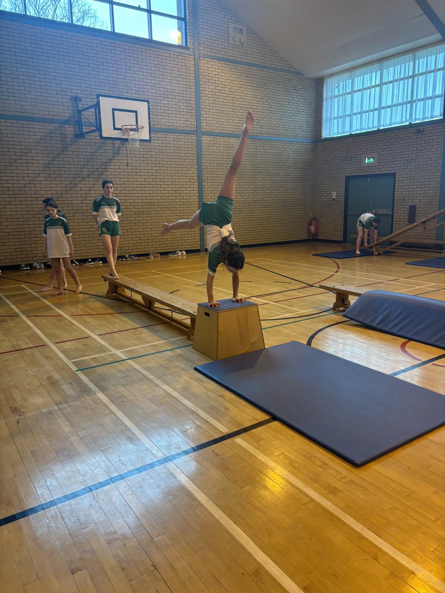 SMHSPE's tweet photo. Our year 8s enjoying some exploration on equipment in gymnastics https://t.co/Pic2AEd2Sn