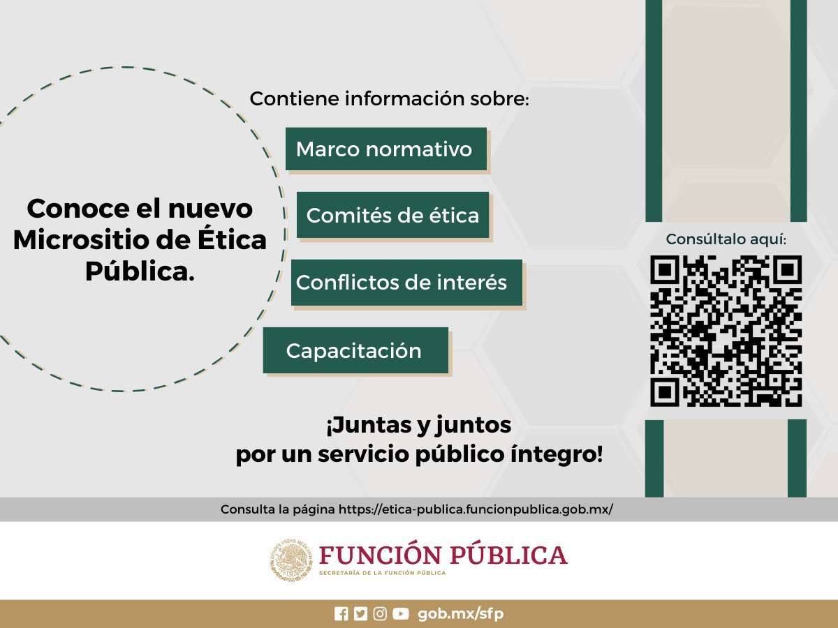#ElTecNMinforma 
Conoce el nuevo Micrositio de Ética Pública 👉 goo.su/JUUzs

#TodosSomosTecNM
#SomosTecNM