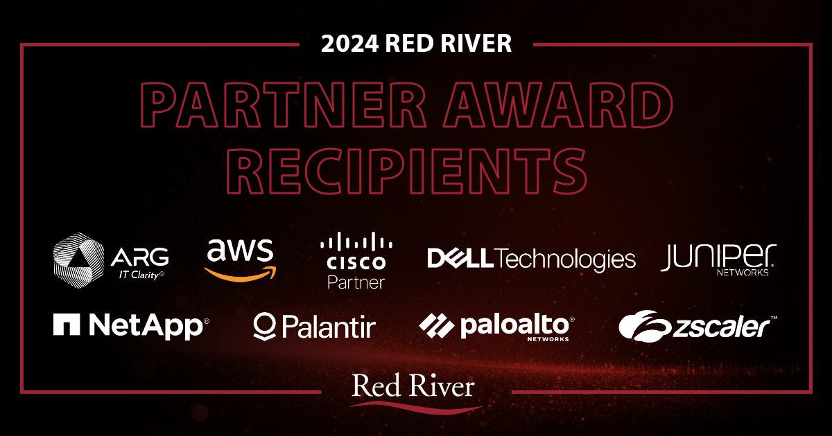 During our annual Partner Summit, Red River recognized several partners for their hard work and dedication to our business and customers. We look forward to building even stronger partnerships together. #Accelerate24 #RockTheRed